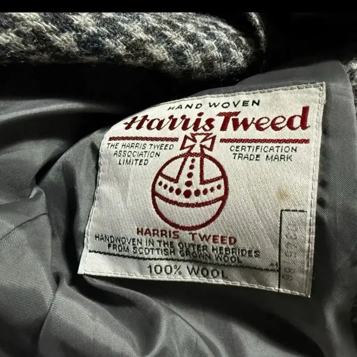 [BUNJANG] USA Harris Tweed Check Wool Blazer M / USA 해리스트위드 체크 울100 블레이저 m
