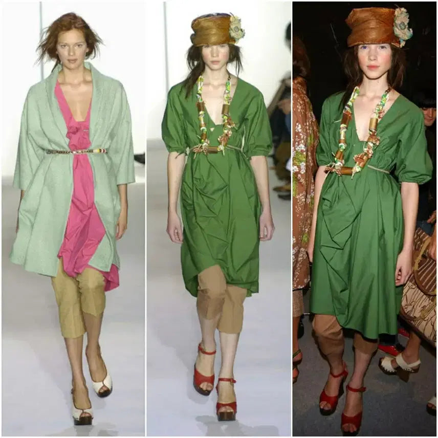 [BUNJANG] MARNI Cotton High-Waist Drape Dress / 명품 MARNI 마르니 쇼라인 코튼 하이웨이스트 볼륨 드레이프 원피스