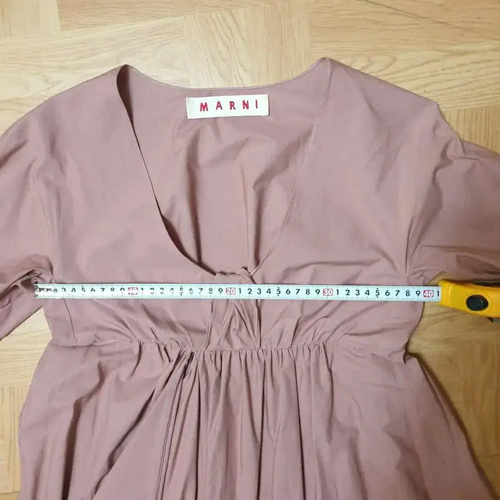 [BUNJANG] MARNI Cotton High-Waist Drape Dress / 명품 MARNI 마르니 쇼라인 코튼 하이웨이스트 볼륨 드레이프 원피스