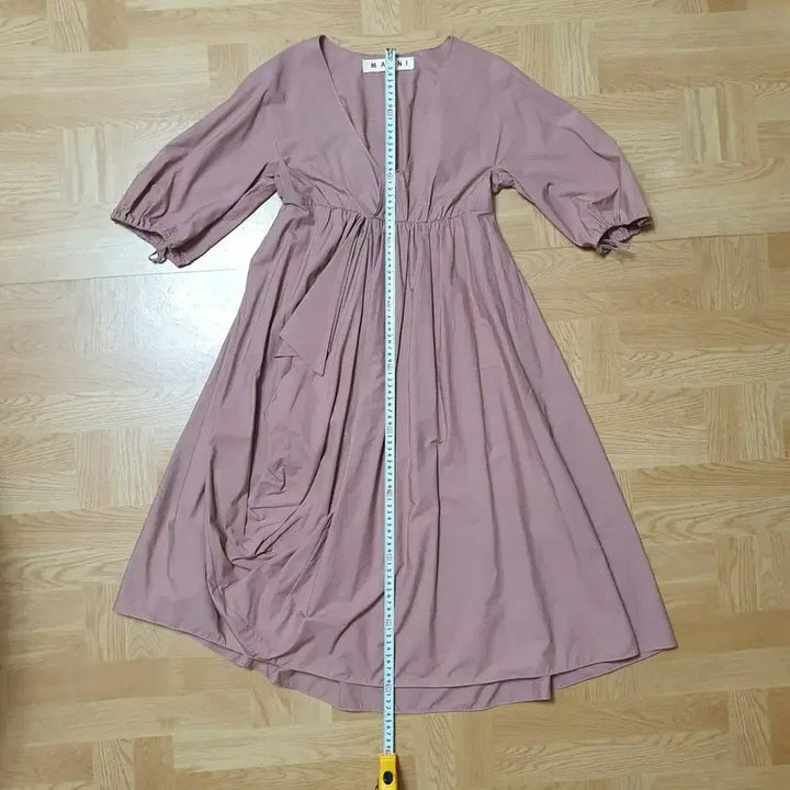 [BUNJANG] MARNI Cotton High-Waist Drape Dress / 명품 MARNI 마르니 쇼라인 코튼 하이웨이스트 볼륨 드레이프 원피스
