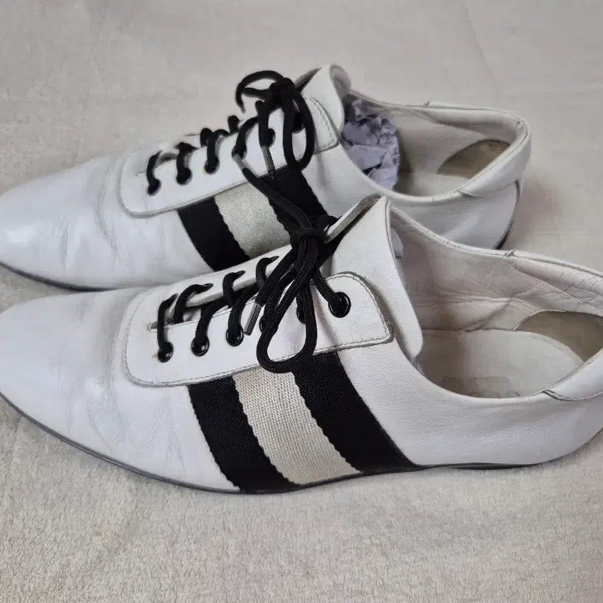 [BUNJANG] Gucci White Leather Sneakers / 구찌 화이트 스니커즈