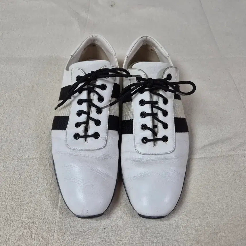 [BUNJANG] Gucci White Leather Sneakers / 구찌 화이트 스니커즈