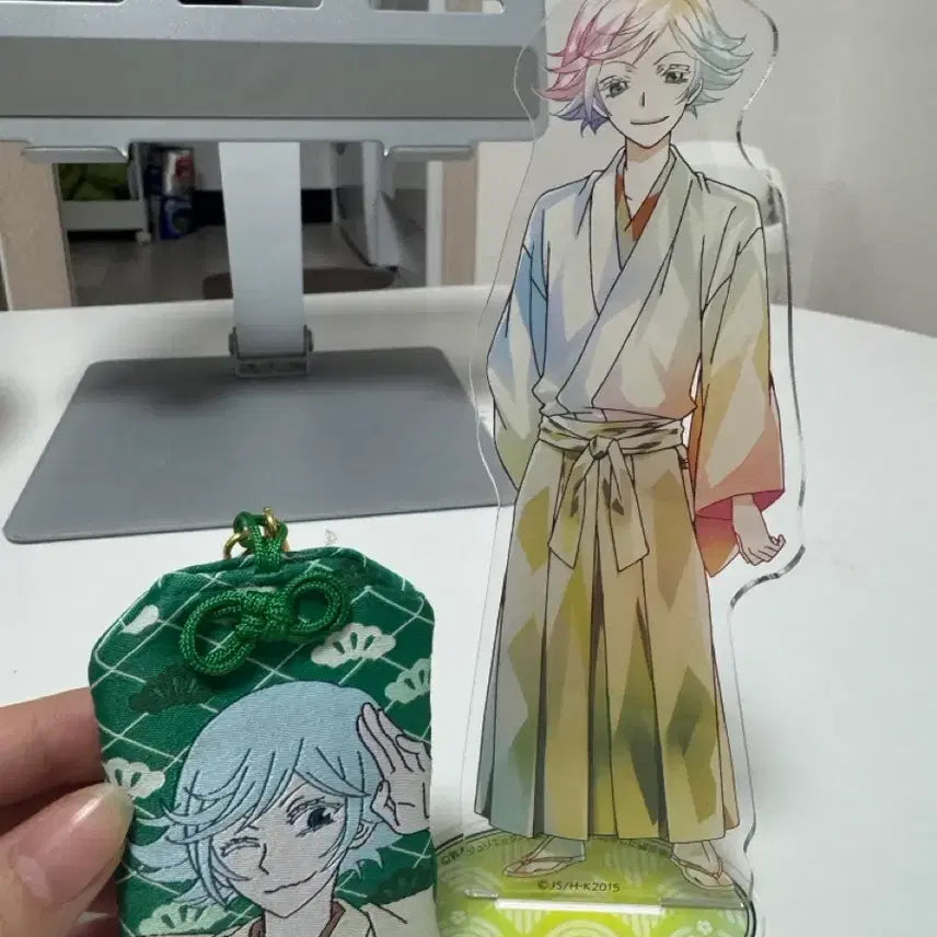 [BUNJANG] Today's Spirit Mizuki Bundle Set Acrylic Stand + Amulet / 오늘부터 신령님 미즈키 페일톤 아크릴 + 부적 일괄 판매