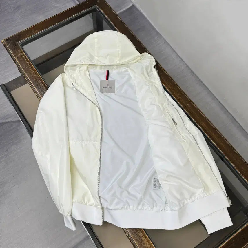 [BUNJANG] Moncler Nylon Windbreaker Jacket XL / 몽클레어 후드 집업 나일론 바람막이 자켓 스몰로고 XL