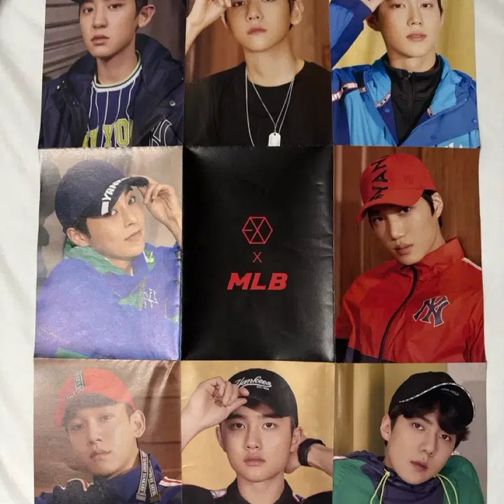 [BUNJANG] EXO MLB Photocard / EXO 엑소 MLB 화보 브로마이드