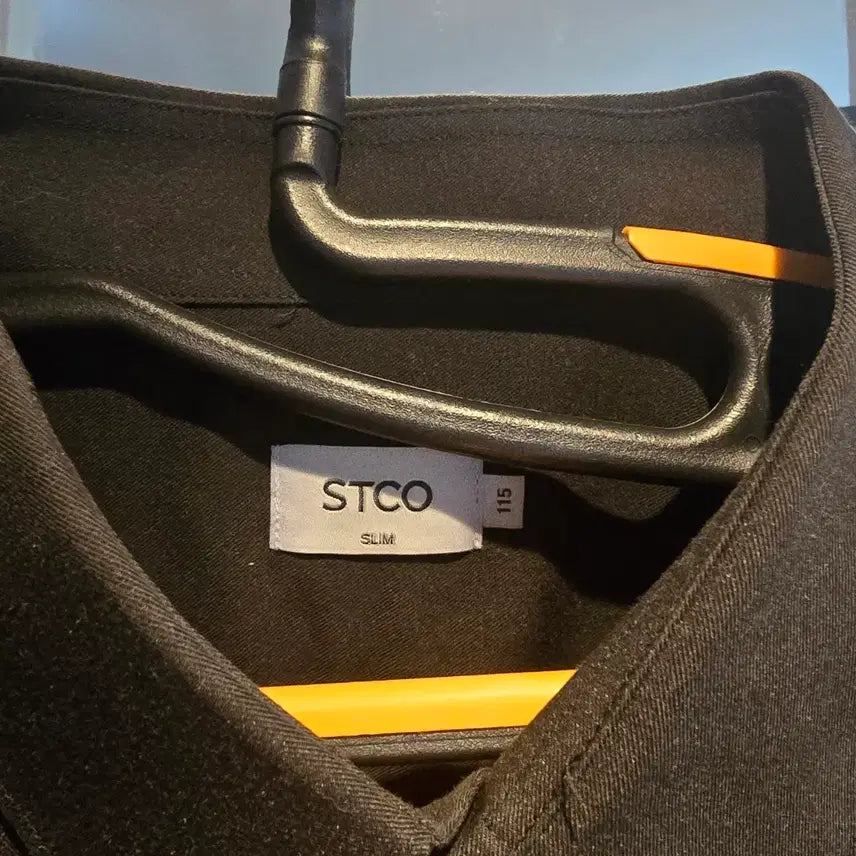 [BUNJANG] Generic Black Dress Shirt / 남성 올블랙 와이셔츠 115 XXXL