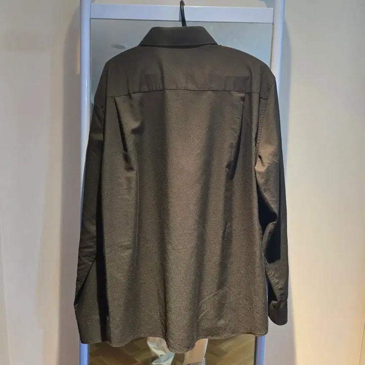 [BUNJANG] Generic Black Dress Shirt / 남성 올블랙 와이셔츠 115 XXXL