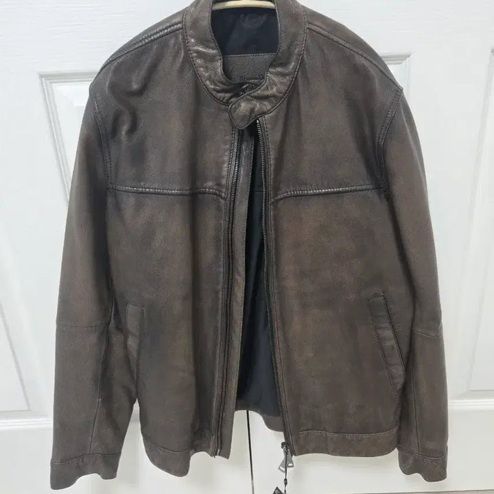 [BUNJANG] Massimo Dutti Leather Jacket Brown Men's / 마시모뚜띠 가죽 자켓 브라운 남성용