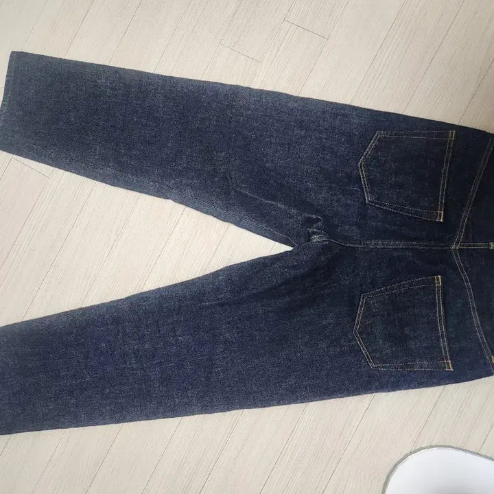[BUNJANG] Woodb 5p Selvedge Loose Tapered Denim / 우드비 5p 셀비지 루즈테이퍼드 데님