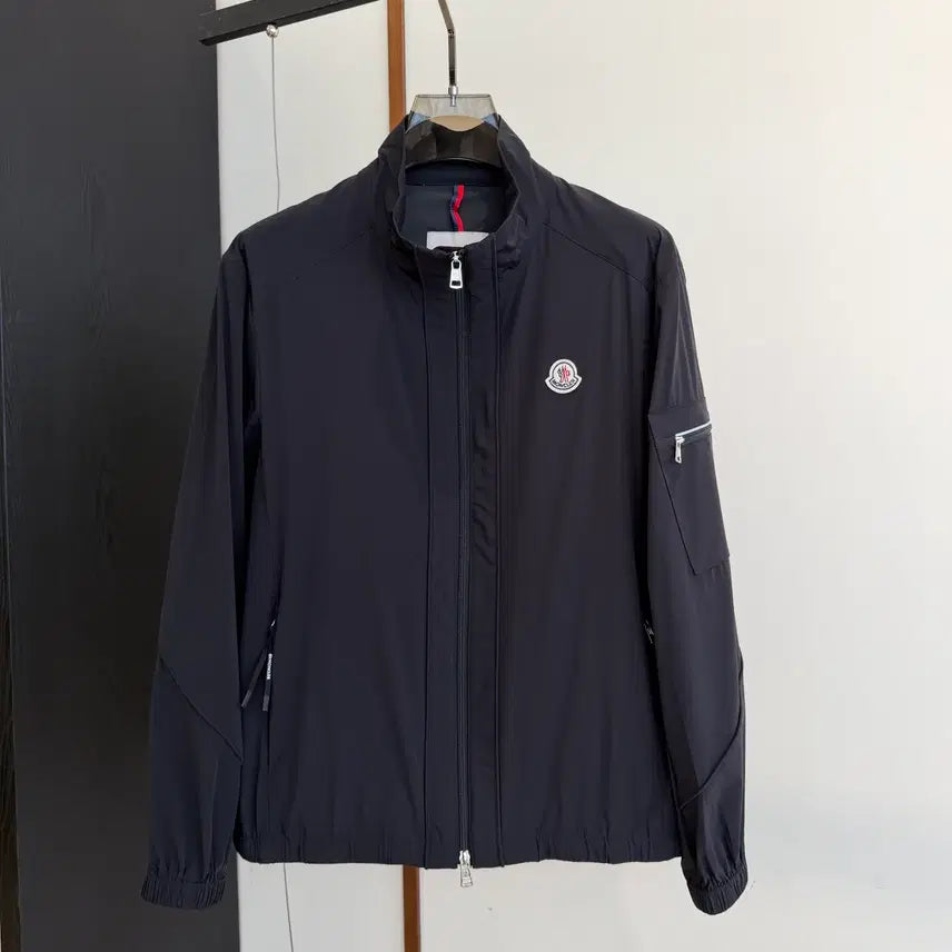 [BUNJANG] Moncler Nylon Windbreaker Jacket Men's XL / 몽클레어 집업 나일론 바람막이 자켓 스몰로고 남성 XL