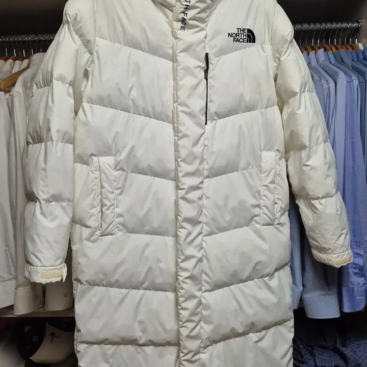 [BUNJANG] The North Face White Padded Jacket / 노스페이스 화이트 패딩 점퍼