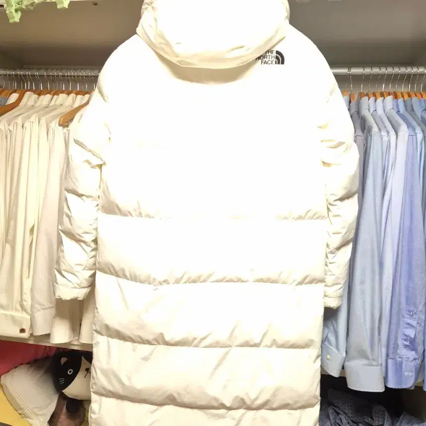 [BUNJANG] The North Face White Padded Jacket / 노스페이스 화이트 패딩 점퍼
