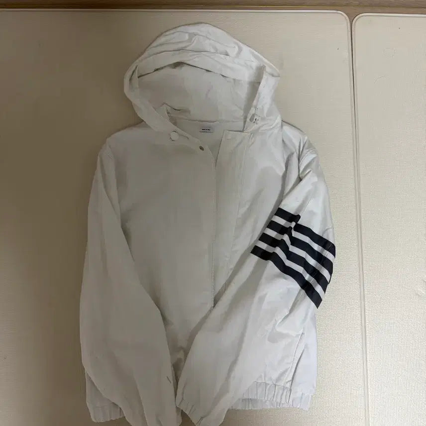 [BUNJANG] Thom Browne Cotton Hoodie Jacket / 톰브라운 후드자켓 코튼 화이트 5사이즈
