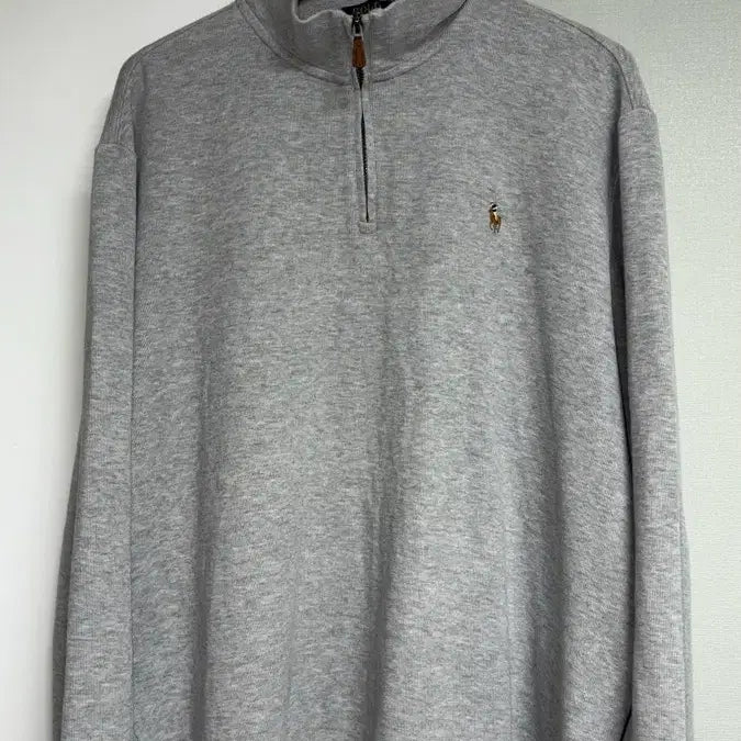 [BUNJANG] Polo Quarter Zip Gray XL / 폴로 쿼터집업 그레이 XL