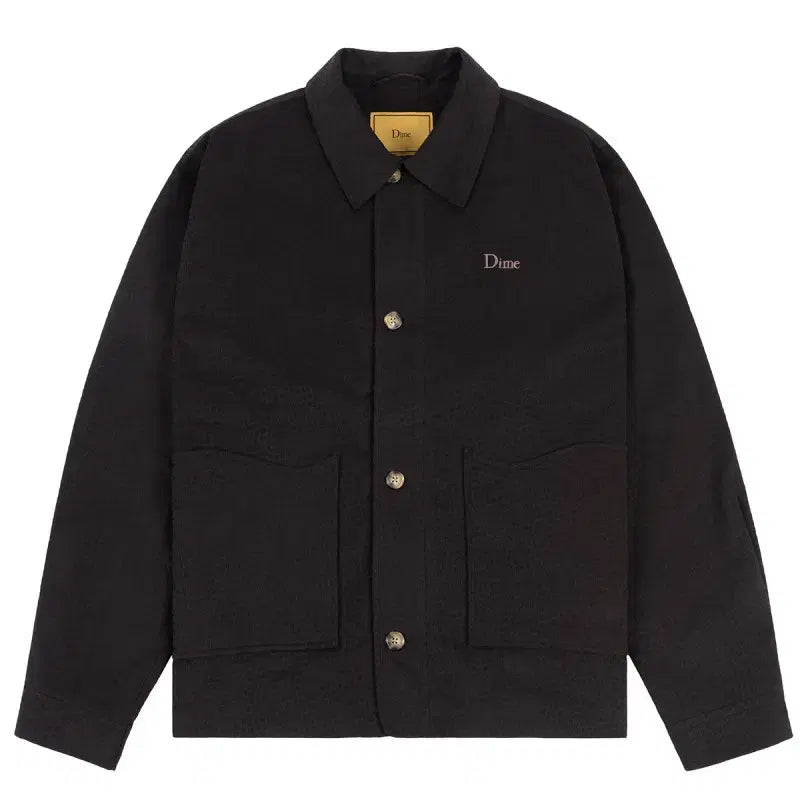 [SOLD OUT] Dime Printed Cord Jacket Black