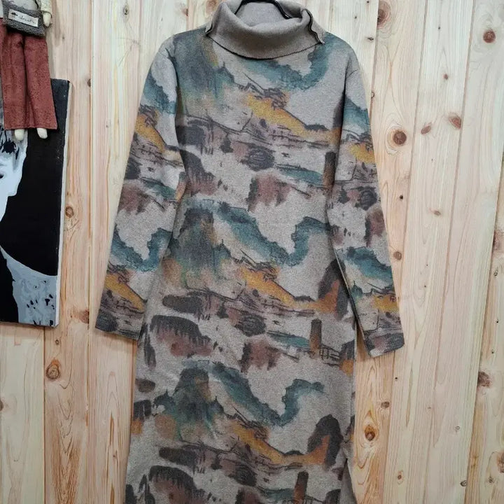 [BUNJANG] Long Knit Sweater / 목폴라쫀쫀 롱 니트