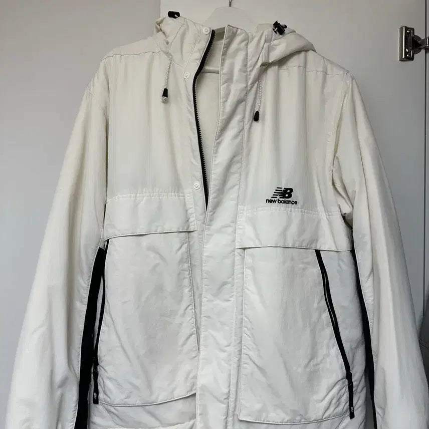 [SOLD OUT] 뉴발란스 리버시블 후리스 자켓 점퍼 아이보리 L