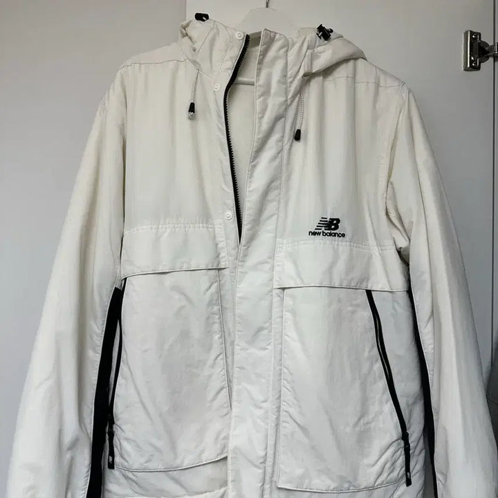 [SOLD OUT] 뉴발란스 리버시블 후리스 자켓 점퍼 아이보리 L