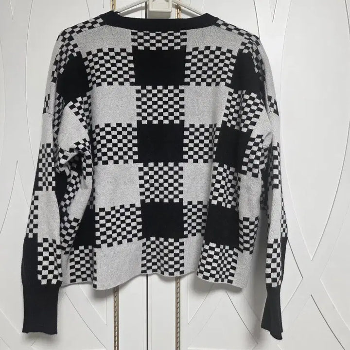 [BUNJANG] Check Pattern Loose Fit Cardigan / 체크 패턴 가디건 루즈핏 가디건 (새상품)