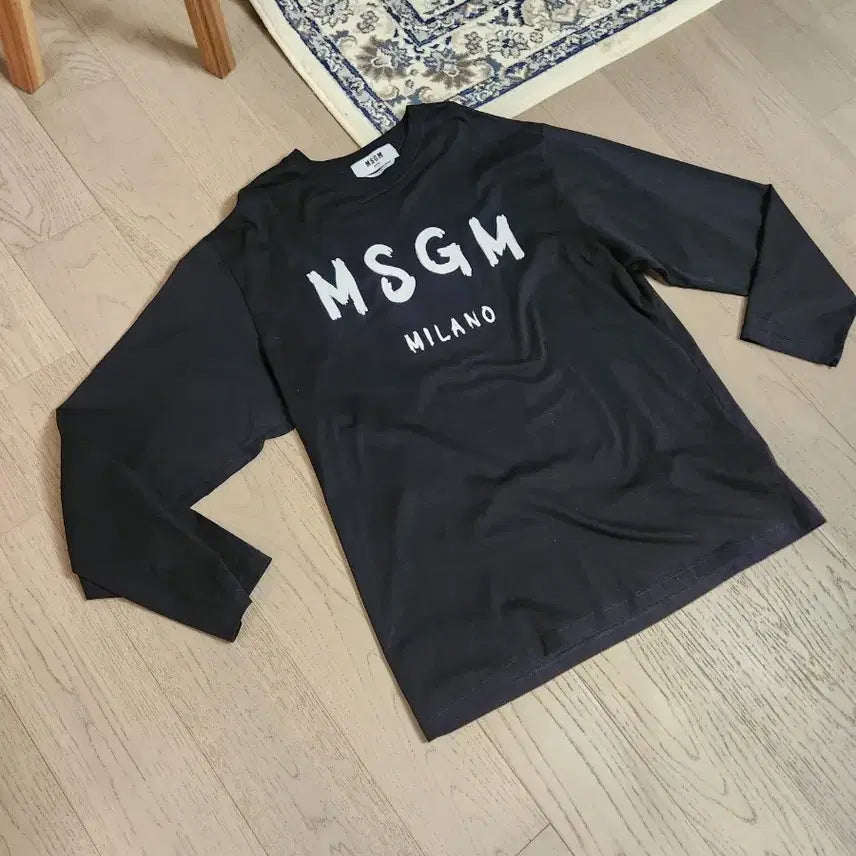 [BUNJANG] MSGM Black Cotton T-Shirt / MSGM 정품 블랙  면티