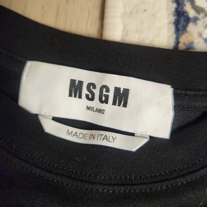 [BUNJANG] MSGM Black Cotton T-Shirt / MSGM 정품 블랙  면티