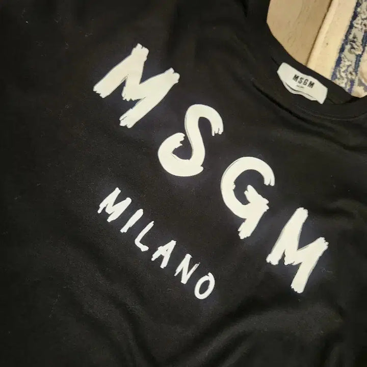[BUNJANG] MSGM Black Cotton T-Shirt / MSGM 정품 블랙  면티