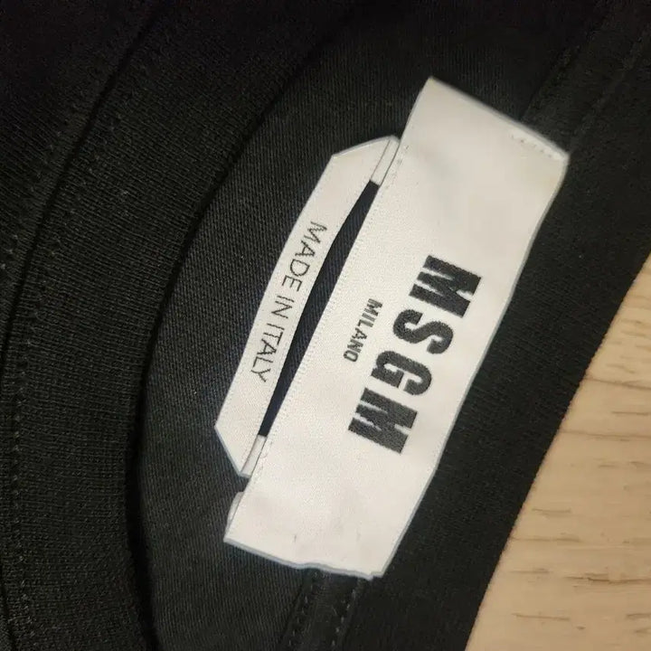 [BUNJANG] MSGM Black Cotton T-Shirt / MSGM 정품 블랙  면티