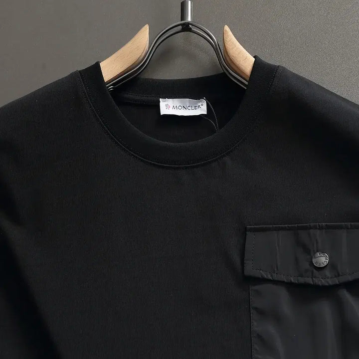 [BUNJANG] Moncler Small Logo Pocket T-shirt / [L]몽클레어 반팔티셔츠 포켓 스몰로고 라운드넥