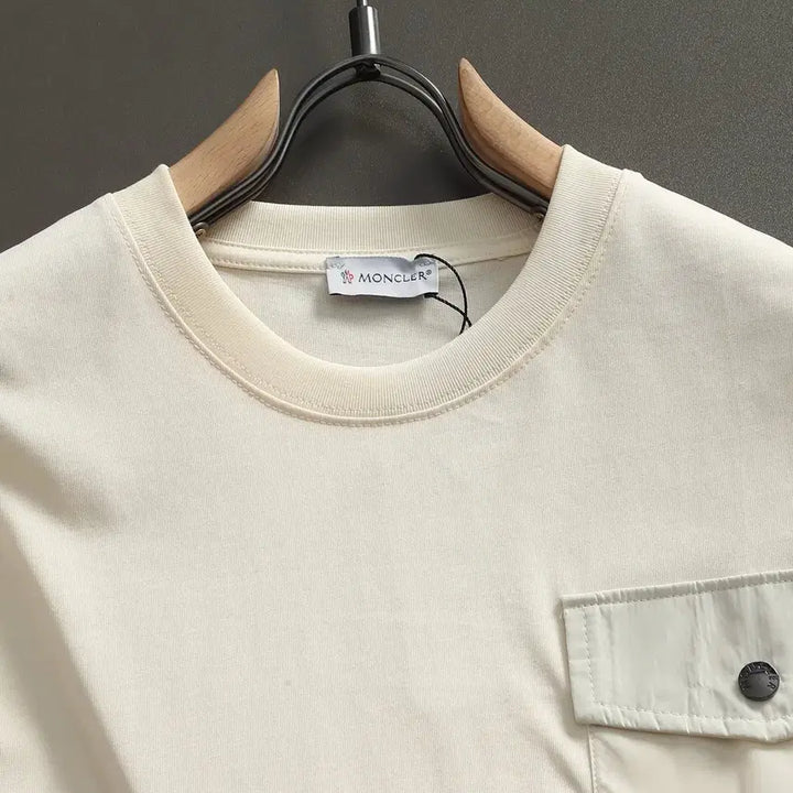 [BUNJANG] Moncler Small Logo Pocket T-shirt / [L]몽클레어 반팔티셔츠 포켓 스몰로고 라운드넥