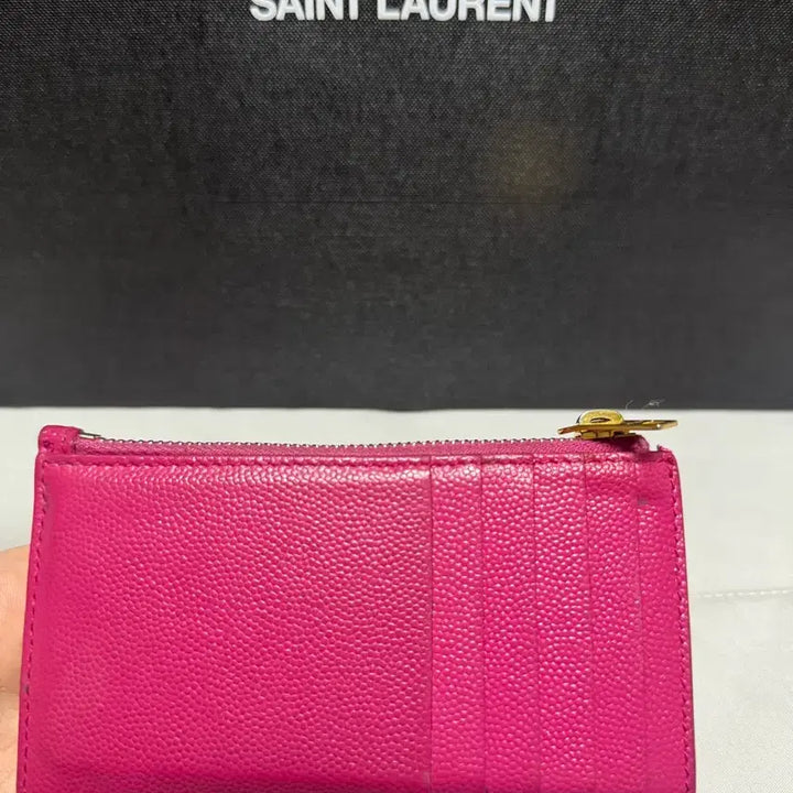 [BUNJANG] Saint Laurent Zipper Card Wallet / [상태좋음/정품] 생로랑 지퍼 카드지갑