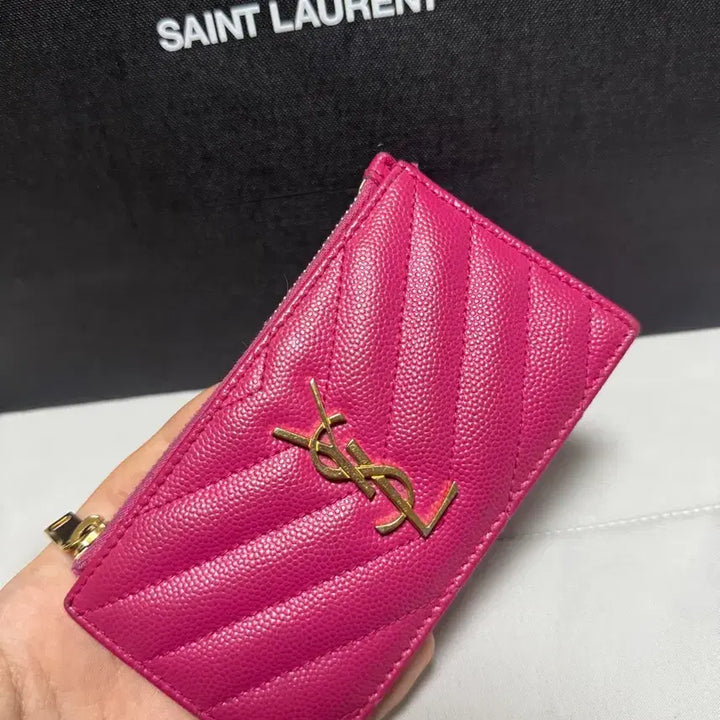 [BUNJANG] Saint Laurent Zipper Card Wallet / [상태좋음/정품] 생로랑 지퍼 카드지갑