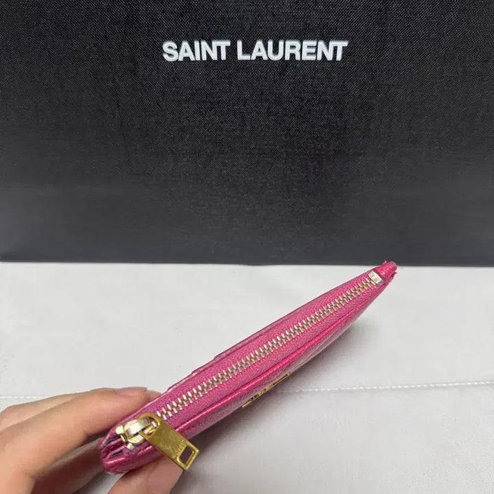 [BUNJANG] Saint Laurent Zipper Card Wallet / [상태좋음/정품] 생로랑 지퍼 카드지갑