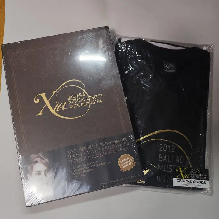 [BUNJANG] XIA 2012 Musical Concert DVD + T-shirt Sealed / [미개봉/일괄] XIA 준수 2012 발뮤콘 DVD(화보집)+공식티셔츠