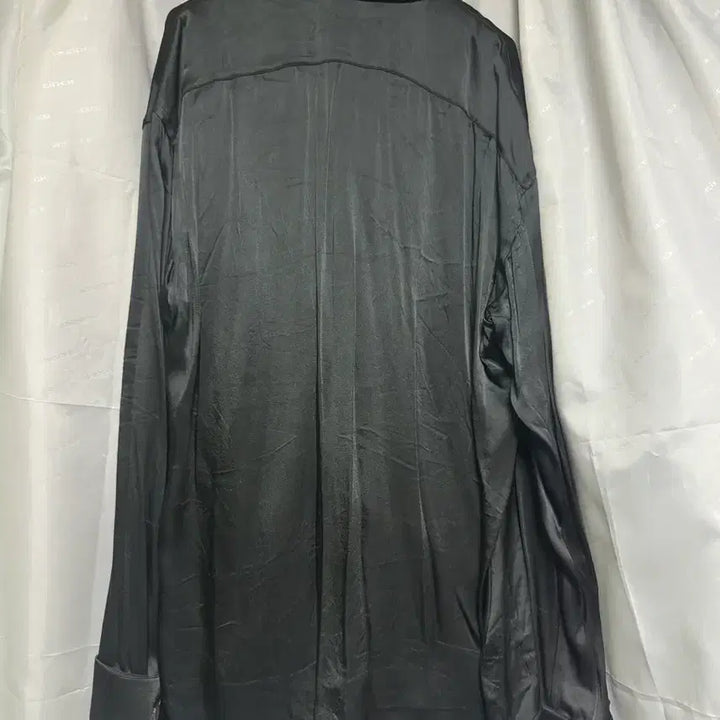 [BUNJANG] Balenciaga Evening Shirt Black Acetate Blend / 발렌시아가 이브닝 셔츠 블랙