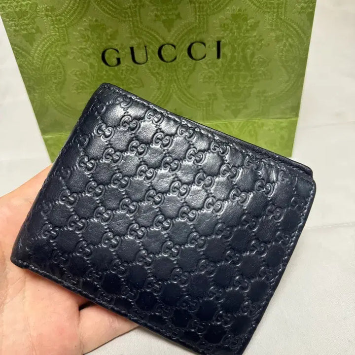 [BUNJANG] Gucci Microguccissima Bi-fold Wallet / [정품] 구찌 마이크로시마 반지갑