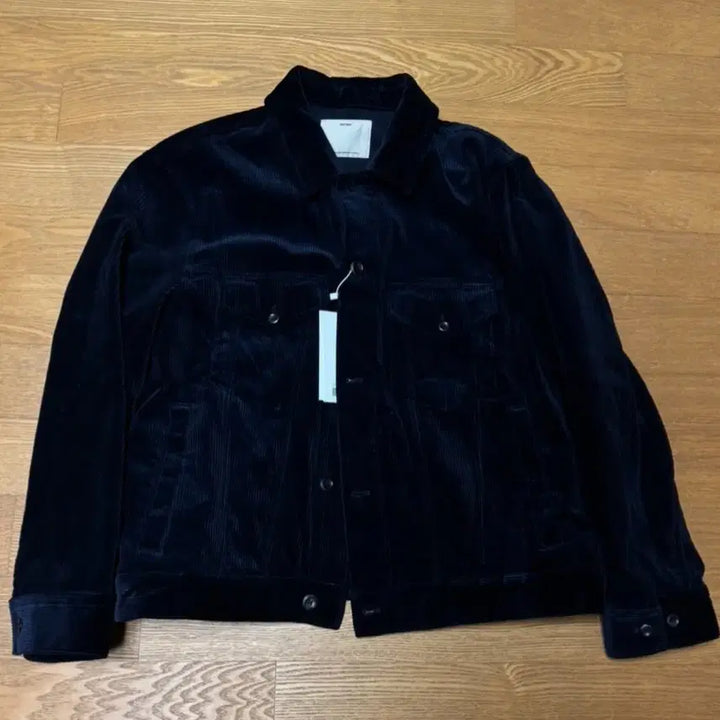 [BUNJANG] Pottery Corduroy Trucker Jacket - Dark Navy (M Size) / [새상품] 포터리 코듀로이 트러커 자켓 Dark navy, M사이즈
