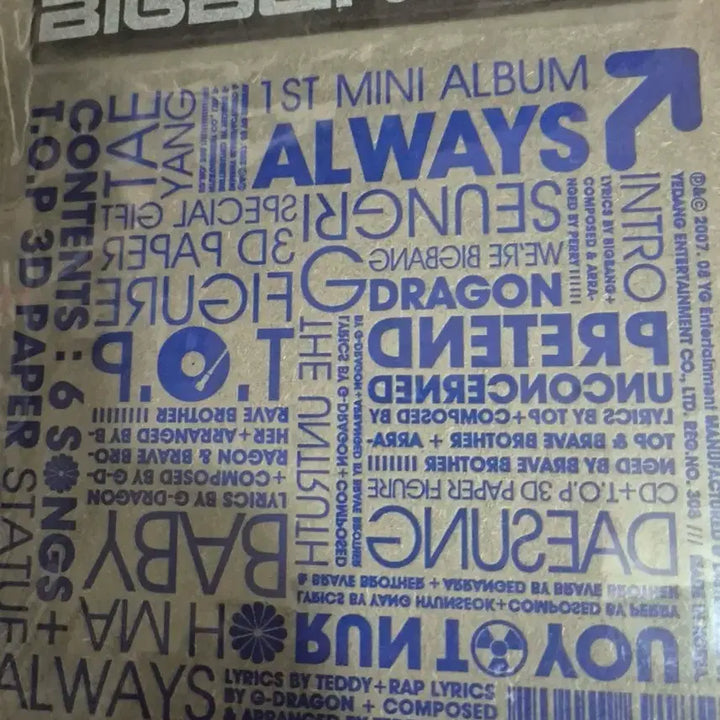 [BUNJANG] Bigbang Always 1st Mini Album / 빅뱅 Always 1st 미니 앨범
