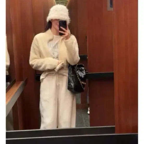 [BUNJANG] BLOOOMIN Fur Cardigan / 블루민 퍼 가디건