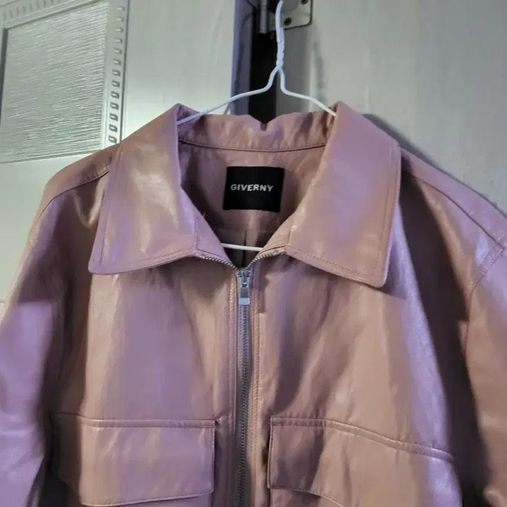 [BUNJANG] Pink Leather Jacket / 핑크 레더  자켓