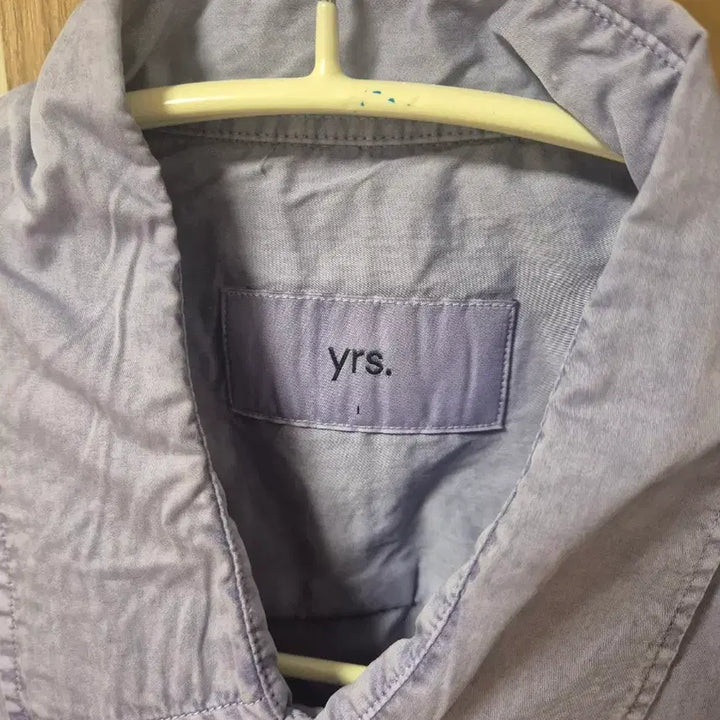 [BUNJANG] Years Ago Poika Shirt Lavender Satin Typewriter / (새상품 1,s) 이얼즈어고 포이카셔츠 라벤더 사틴 타입라이터