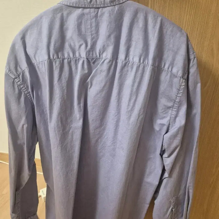 [BUNJANG] Years Ago Poika Shirt Lavender Satin Typewriter / (새상품 1,s) 이얼즈어고 포이카셔츠 라벤더 사틴 타입라이터
