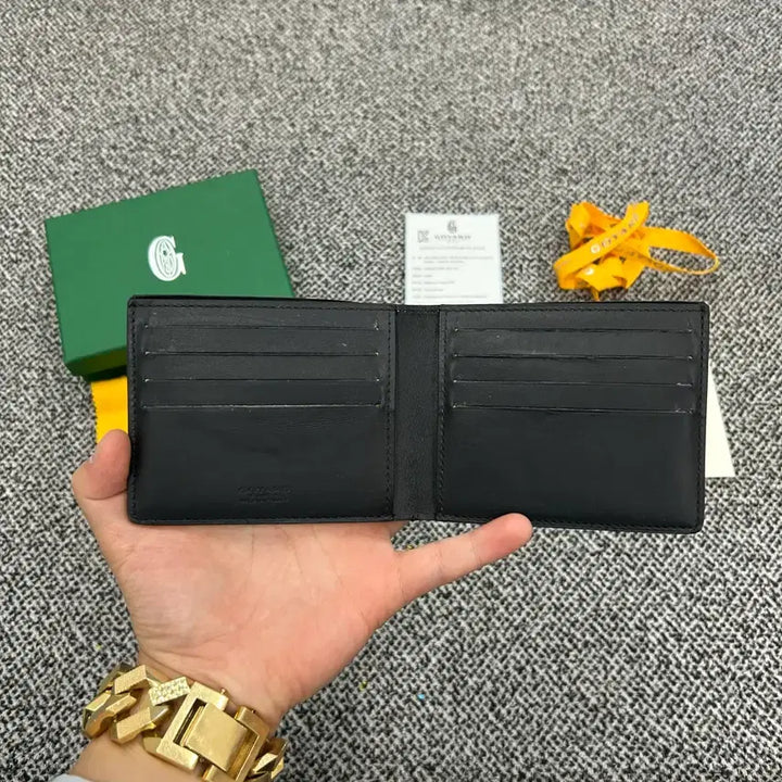 [SOLD OUT] {국내 매장구매} 고야드 빅투와르 반지갑 블랙