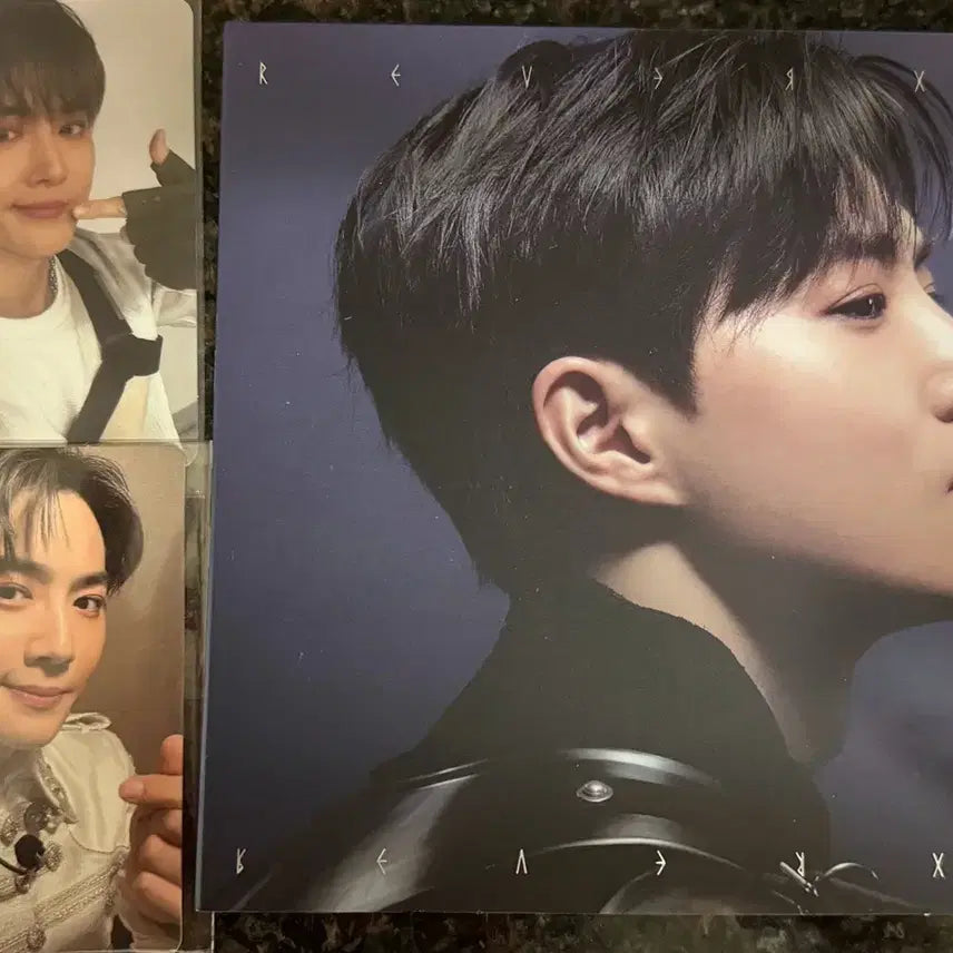 [BUNJANG] EXO Reverse Tribute Gift Photocard / 엑소 리버스 컴팩트 +포카 + 슴쇼케 포카