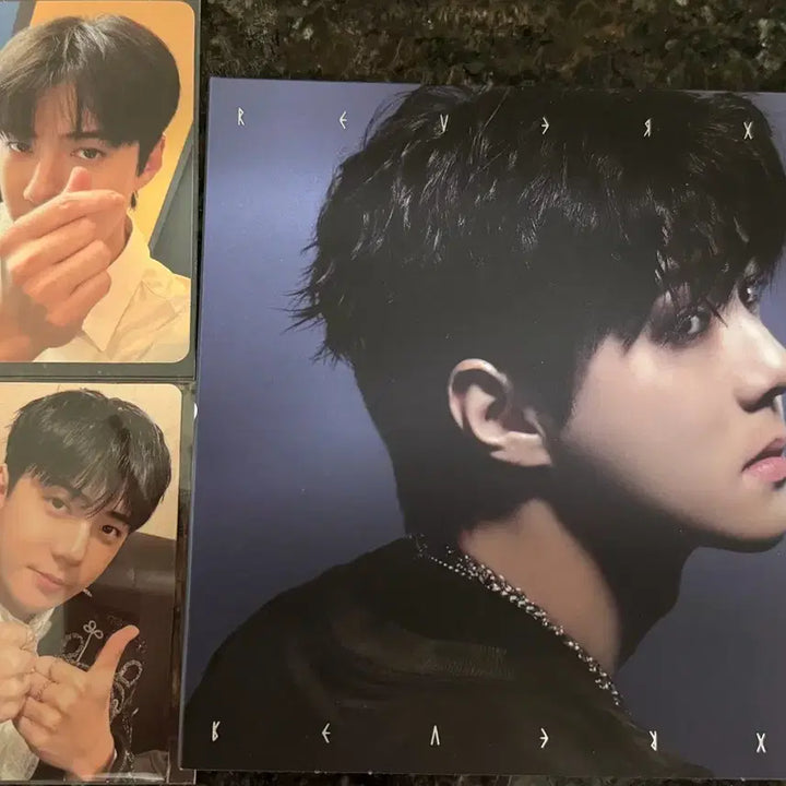 [BUNJANG] EXO Reverse Tribute Gift Photocard / 엑소 리버스 컴팩트 +포카 + 슴쇼케 포카