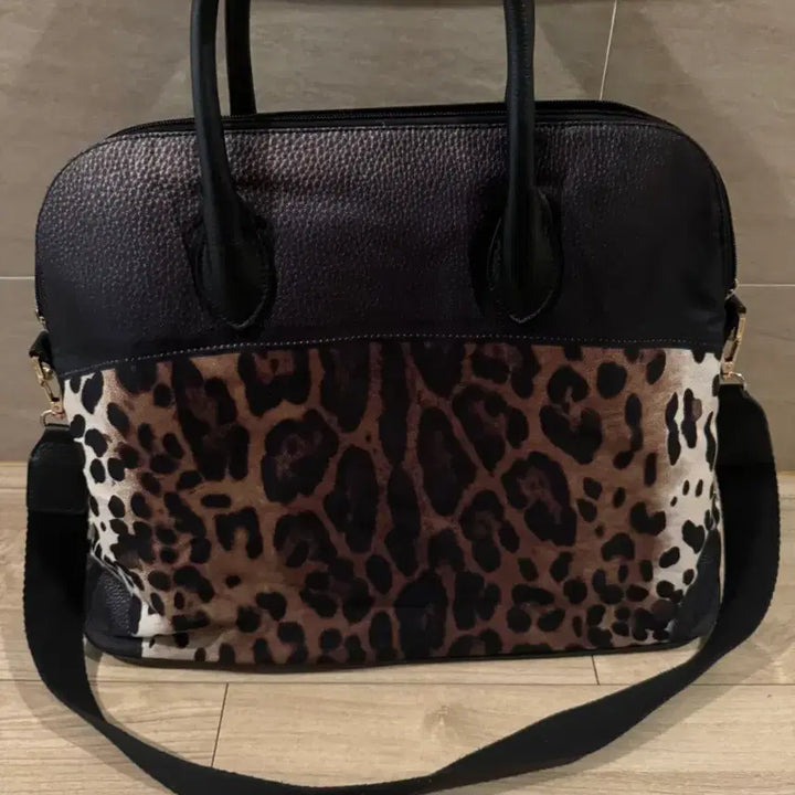 [BUNJANG] Ginger Leopard Tote Bag / Ginger 레오파드 토트백 숄더백