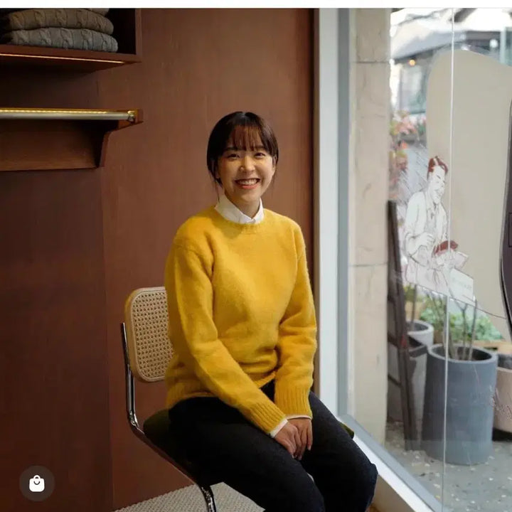 [BUNJANG] Shutter Lander Knit Yellow 42 / 셔틀랜더 니트 옐로우 42