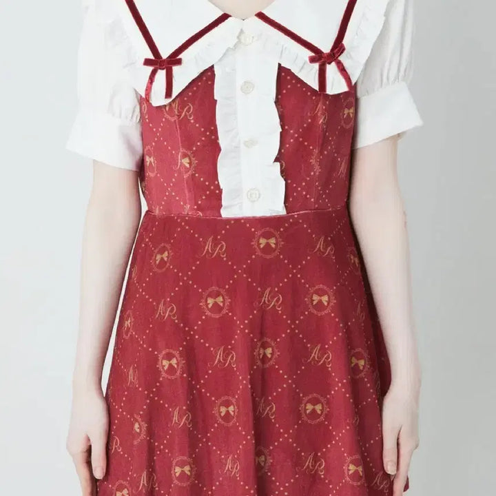 [BUNJANG] Ank Rouge Velvet Combination Dress / 새상품 Ank rouge 벨벳 콤비네이션 원피스