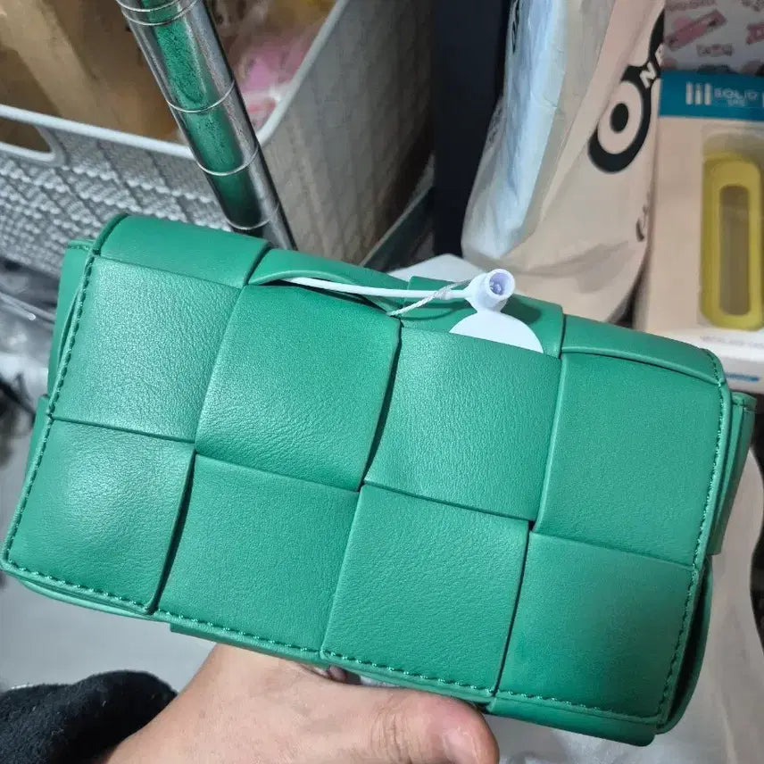 [BUNJANG] ZARA Camera Bag Emerald Green Crossbody Bag / 자라 카메라백 진그린 에메랄드 가방 크로스백