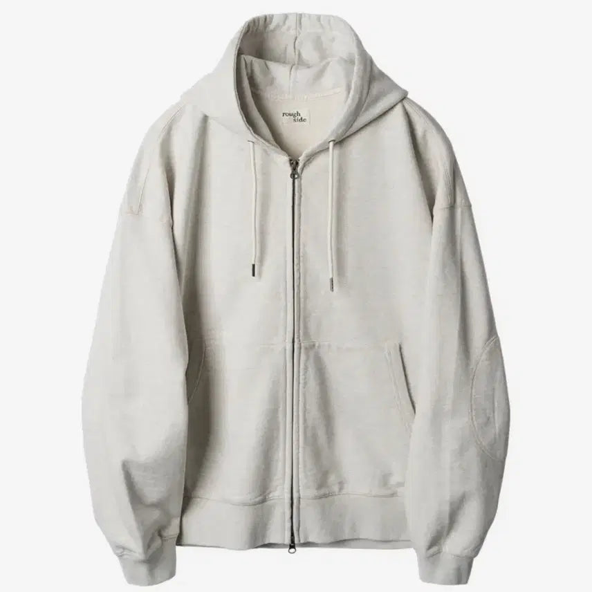 [BUNJANG] Rawsid Over-sized Zip-up Hoodie Oatmeal Size 1 / 러프사이드 오버사이즈 집업 후드 오트밀 1사이즈