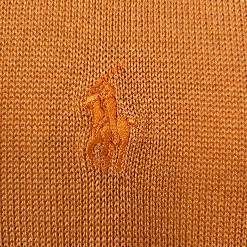 [BUNJANG] Ralph Lauren Orange Knit Short Sleeve Dress S / 랄프로렌 오렌지 니트 반팔 원피스 S